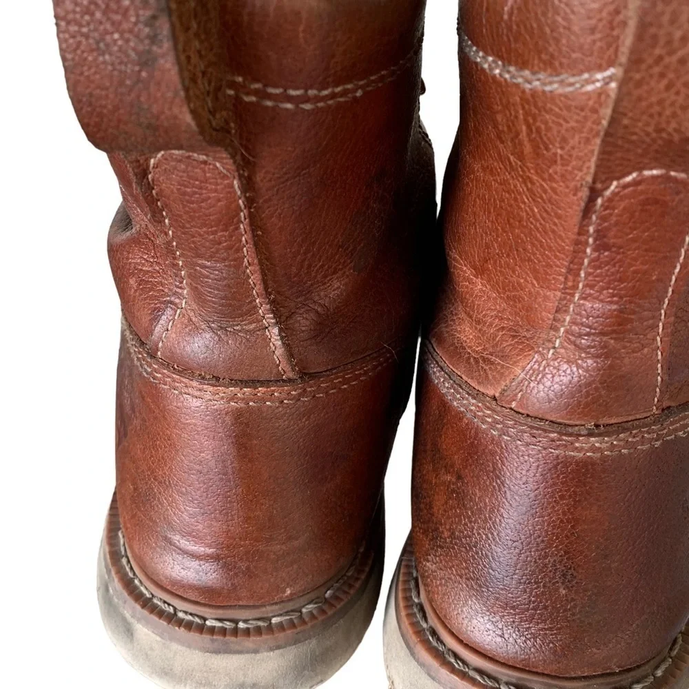 Herman Survivors Oakridge Work Boots Brown Leather Steel Toe Men's Size 12